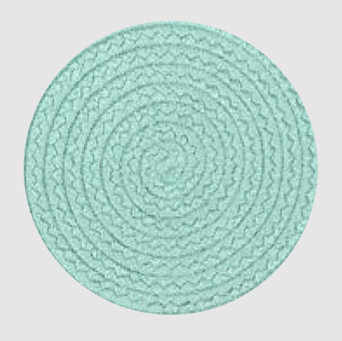 Contemporary rug - SESIA - TISCA ITALIA - plain / PP / round