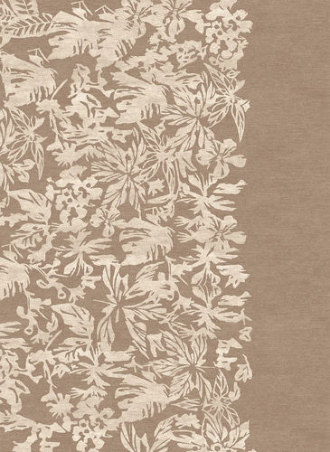 Contemporary rug - H-DATES - TISCA ITALIA - floral pattern / wool / viscose