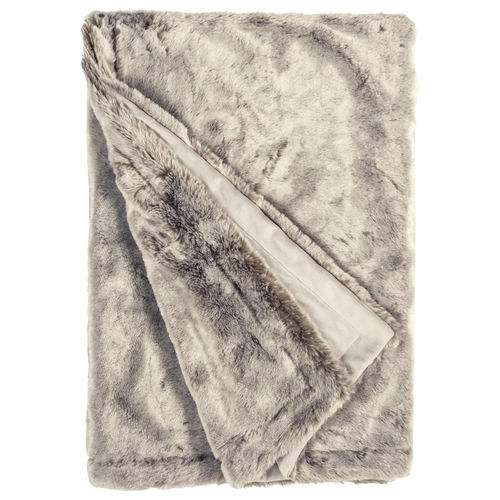 Faux fur throw blanket - A - OPOSSUM 918 - TISCA ITALIA - PES