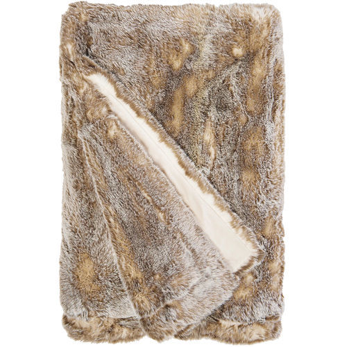 Faux fur throw blanket - A - TUNDRA WOLF 917 - TISCA ITALIA - PES