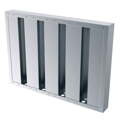 Aluminum ventilation grill - WB900 - GRADA International - stainless steel / galvanised steel / square
