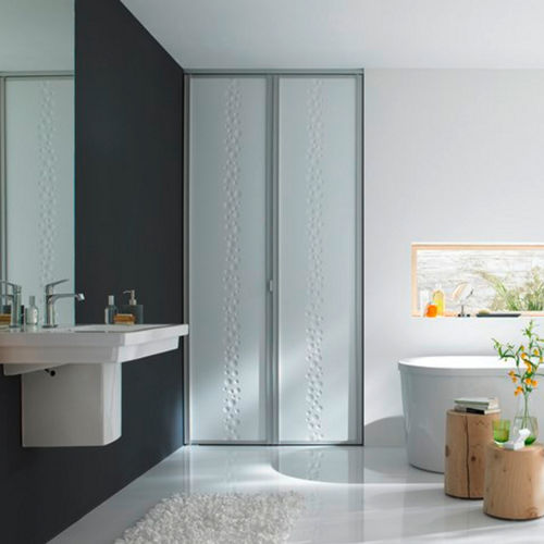 Interior door - Ewins - laminate / folding / without glazing