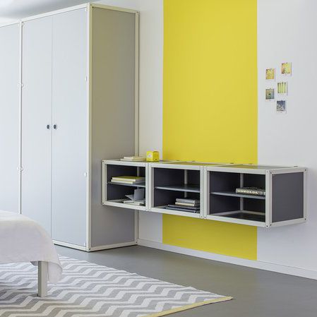 Wall-mounted shelf - PROFILSYSTEM - Flötotto Einrichtungssysteme GmbH - modular / contemporary / wooden
