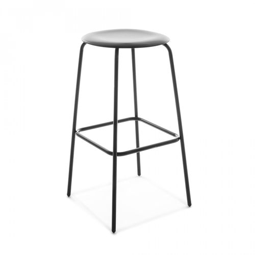 Contemporary bar stool - PRO - Flötotto Einrichtungssysteme GmbH - polypropylene / chromed metal base / 4-legged