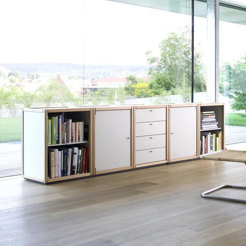 Contemporary sideboard - PROFILSYSTEM - Flötotto Einrichtungssysteme GmbH - wooden / with shelf / with drawers