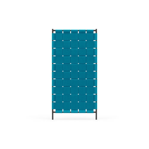 Metal room divider - WOVEN - Hey Sign - felt / sound absorbing