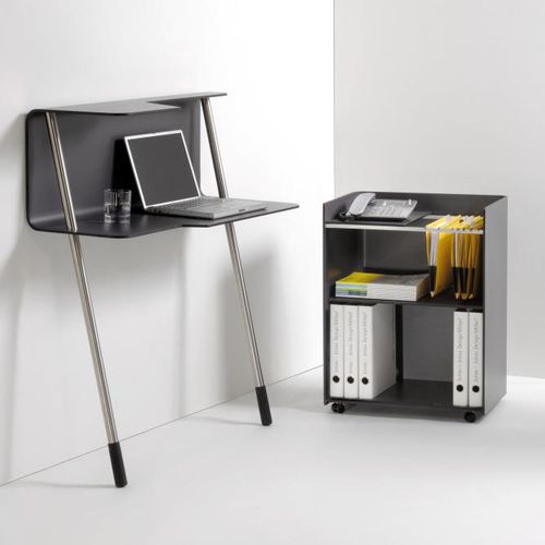 Shelf on casters - WALLBOY - Jonas & Jonas - contemporary / HPL / for office