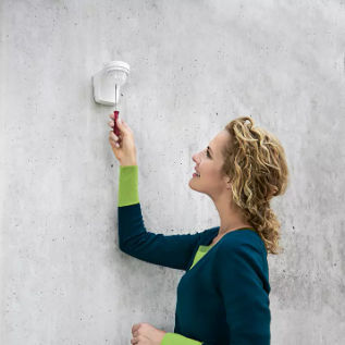 Motion detector - THELUXA S150 BK - Theben AG - wall-mounted / outdoor / commercial