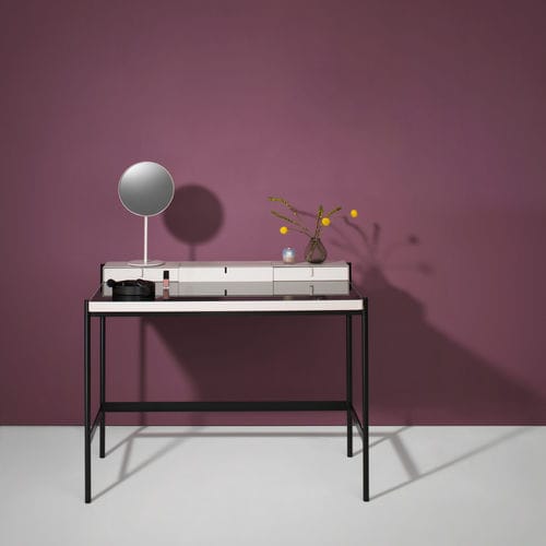 Contemporary table - PS 20 - Müller - chrome / glass / crystal