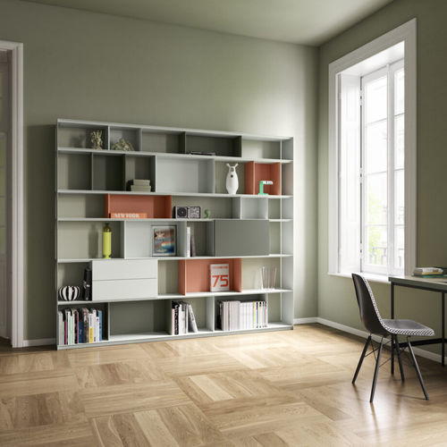 Wall shelves - STACK - Müller - room divider / contemporary / home