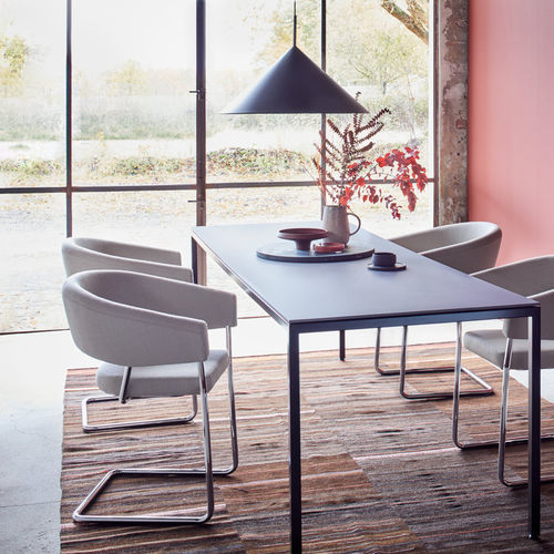 Contemporary chair - D9 - Tecta - indoor / fabric / leather
