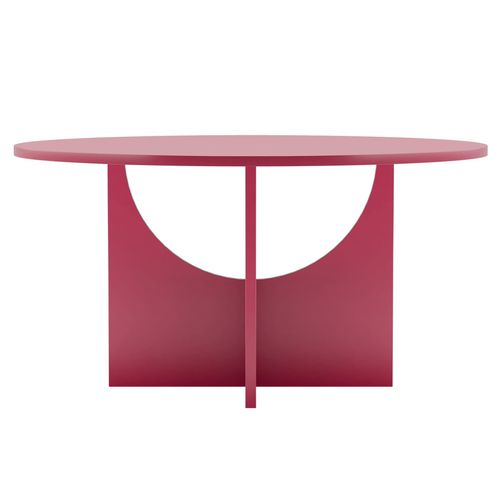 Contemporary dining table - LOT CIRCULAR - Tecta - wooden / wooden base / round