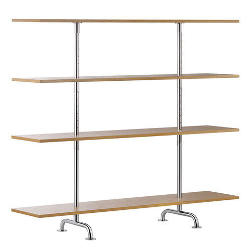 Room divider shelf - S44 - Tecta - contemporary / oak / lacquered wood