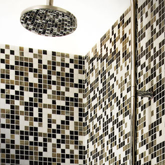 Glass mosaic tile - VITREO 160 - Trend - polished / bathroom / floor
