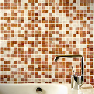 Glass mosaic tile - MIX SENSE - Trend - polished / indoor / wall