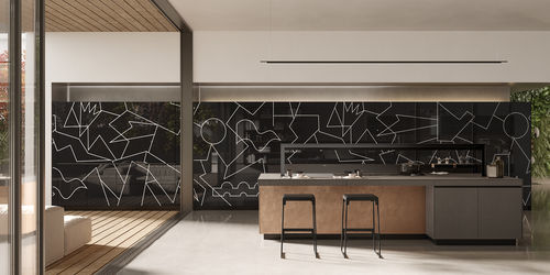 Home kitchen cabinet - LOGICA CELATA - VALCUCINE