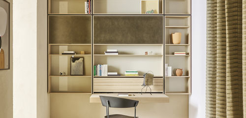 Home kitchen cabinet - LOGICA THEATRUM - VALCUCINE - wooden