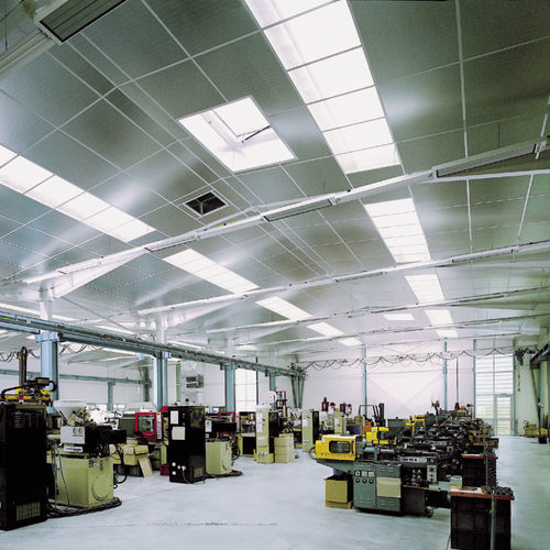 Thermal-acoustic insulation - Shedisol Alu - ISOVER SAINT-GOBAIN - glass wool / rigid panel / interior