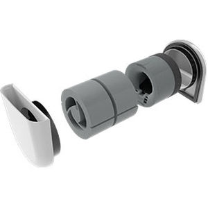 Wall-mounted air vent - X-WELL® ALD12 - KERMI - plastic / square