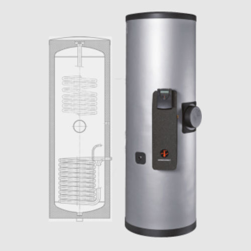 Solar hot water tank DHW Sonnenkraft Gmbh freestanding