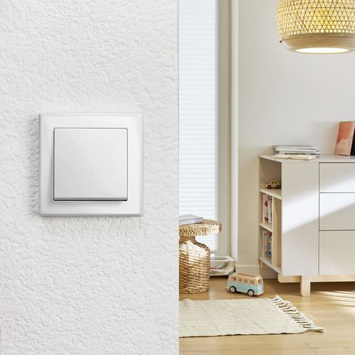 Blind switch - M-SMART - Merten GmbH - light / for home automation systems / for roller shutters