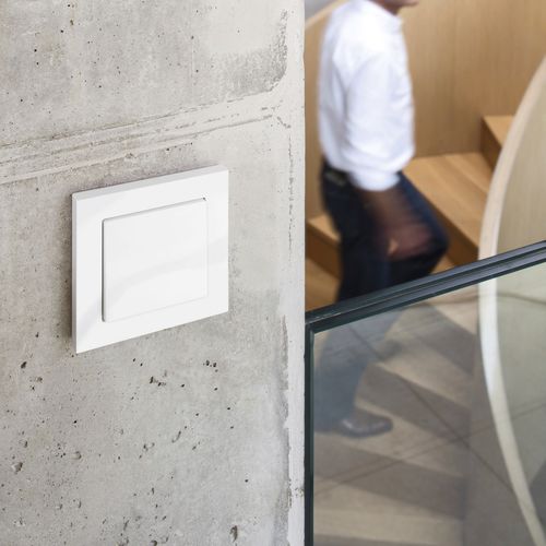 Smart switch - M-PURE - Merten GmbH - light / push-button / touch