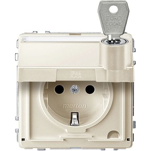Electric socket - MEG2316-7244 - Merten GmbH - power / flush / built-in