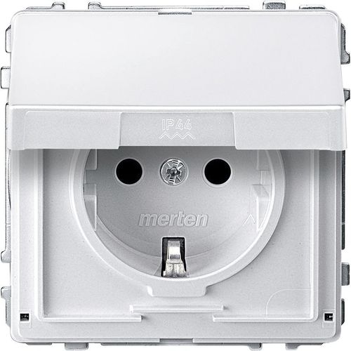 Power socket - MEG2310-7219 - Merten GmbH - wall-mounted / flush / white