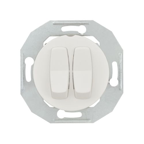 Light switch - WDE011016 - Merten GmbH - rocker / recessed / double
