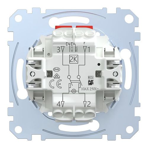 Light switch - MEG3102-0000 - Merten GmbH - rocker / electromechanical / recessed