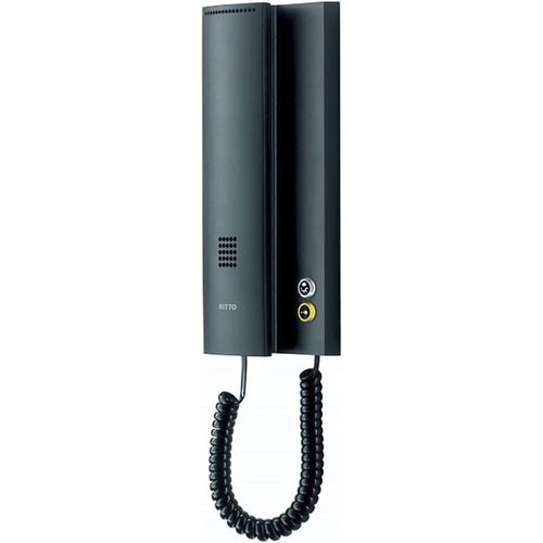 Black audio door intercom - WOHNTELEFON - Merten GmbH - residential / wall-mounted