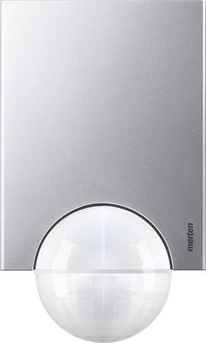 Motion detector - ARGUS 220  - Merten GmbH - surface-mounted / commercial / silver-colored