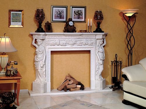 Traditional fireplace mantel - LUXOR 2 - Hark GmbH & Co. KG - marble