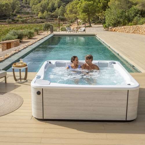 Above Ground Hot Tub Touch 5 Pro Aquavia Spa Built In Square