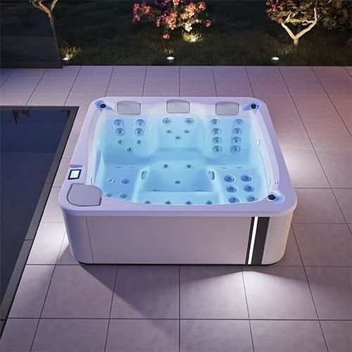 Built-in hot tub - TOUCH 5 PRO - Aquavia Spa - above-ground / square / 4-seater