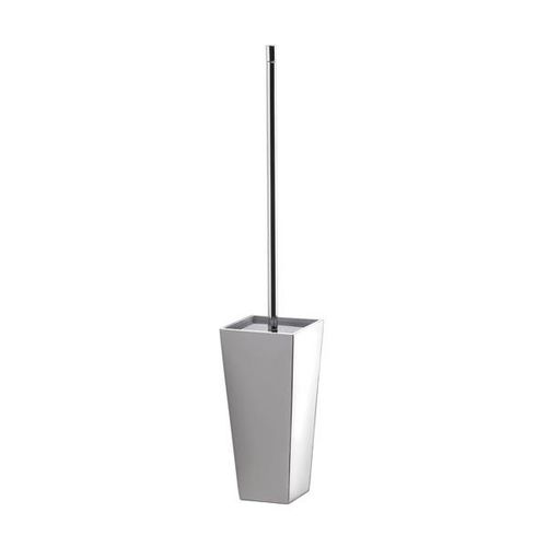 Chrome-plated brass toilet brush - 379001_ _ _ - Pomd'or - wall-mounted