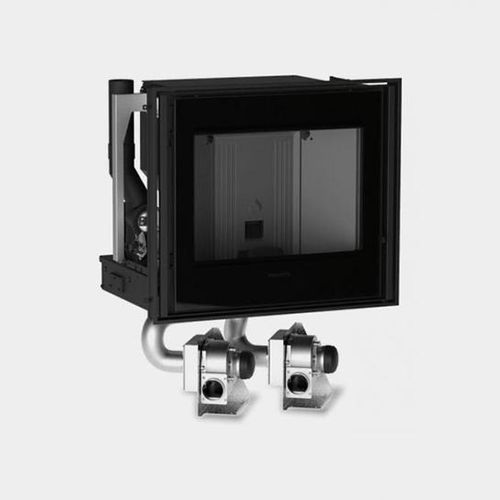 Pellet fireplace insert - IP 7 M - Piazzetta - cast iron / steel / natural convection