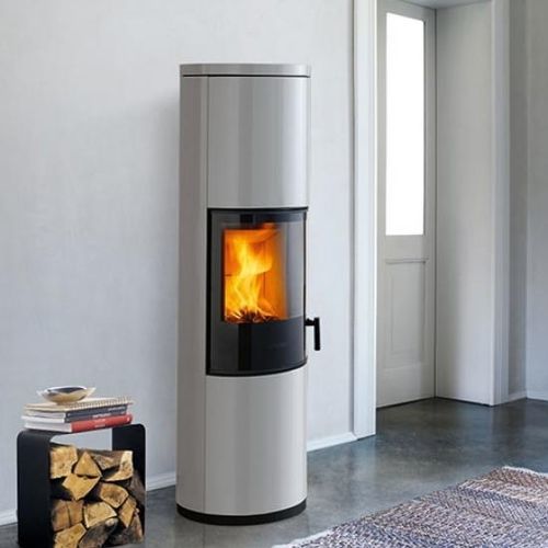 Wood heating stove - E924 A-H - Piazzetta - 5 kW...10 kW / free-standing / contemporary