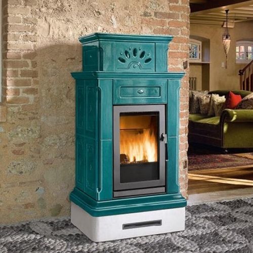 Wood heating stove - CANAZEI - Piazzetta - 5 kW...10 kW / 10 kW...20 kW / free-standing