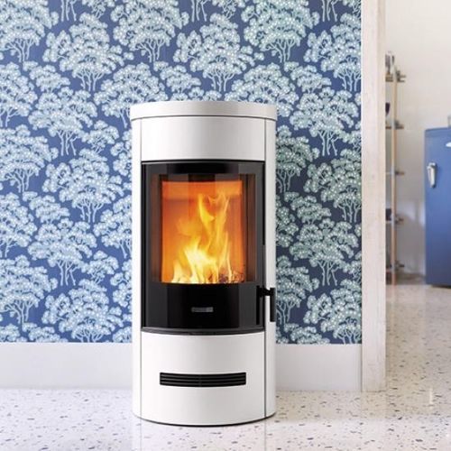Wood heating stove - E129 M - Piazzetta - 5 kW...10 kW / free-standing / contemporary