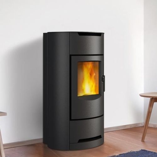 Pellet heating stove - P110 T - 5 STELLE - Piazzetta - 0 - 5 kW / 5 kW...10 kW / free-standing