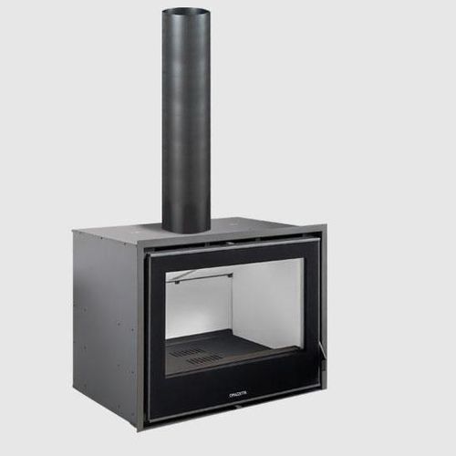 Wood-burning fireplace insert - IL 70/56 - Piazzetta - cast iron / steel / forced convection