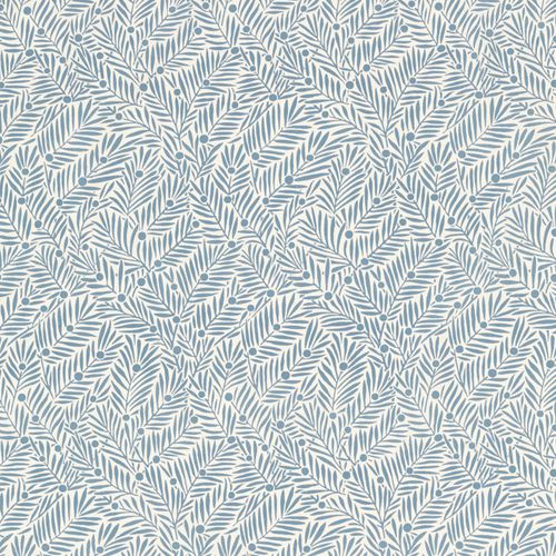 Vertical curtain - YEW & ARIL - MORRIS & Co. - nature pattern / fabric