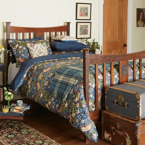 Cotton bedding set - STRAWBERRY THIEF - MORRIS & Co.