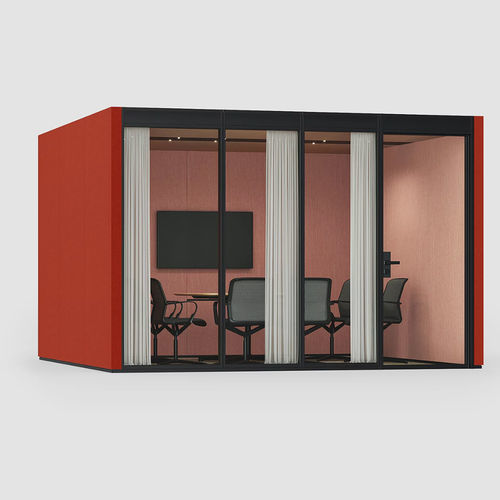 Acoustic privacy office space - NOOXS THINK TANK - Bene GmbH - glazed