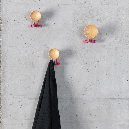 Contemporary coat hook - BFRIENDS - Bene GmbH - wooden / wood / double