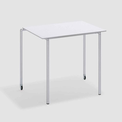Contemporary classroom table - MOBILE_COM TABLE - Bene GmbH - wood veneer / melamine / metal base