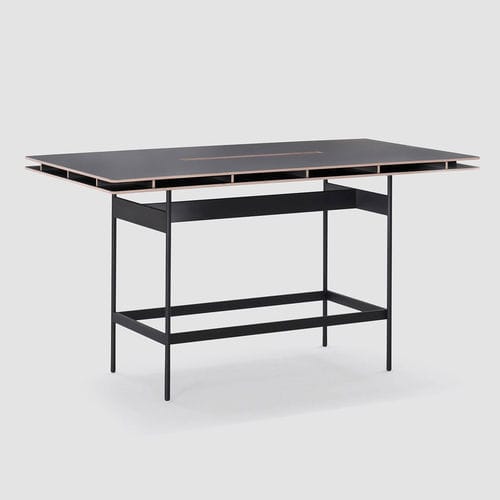 Contemporary conference table - STUDIO FACT HIGH - Bene GmbH - oak / chestnut / melamine