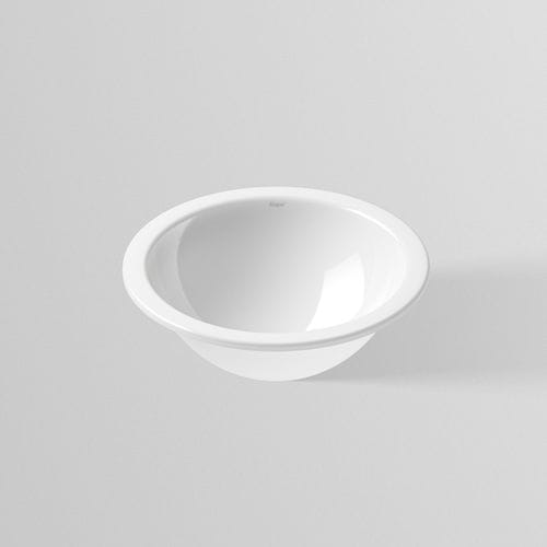 Undercounter washbasin - UB.K SERIES - Alape - in vitrified steel / with counter / antibacterial