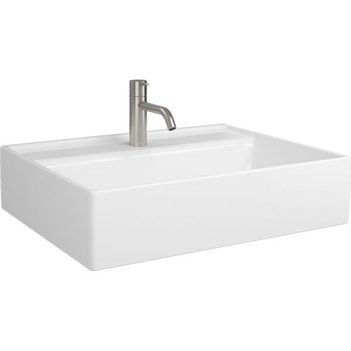 Countertop washbasin - SFBF060 - Burgbad - ceramic / with mixer tap / rectangular